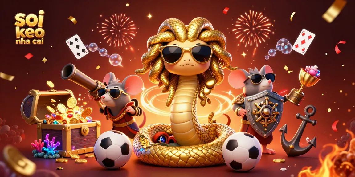 Soci keo nha cai captures the excitement of sports betting with vibrant characters and game elements enriching the scene.